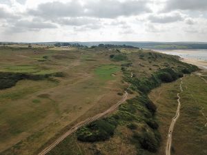 St Enodoc (Church) 16th Aerial Fairway